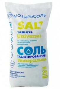 Таблетированная соль Мозырьсоль 25 кг 